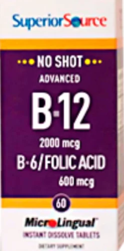 Advanced B12-vitamiini+B6-vitamiini+Folic Acid (foolihappo)