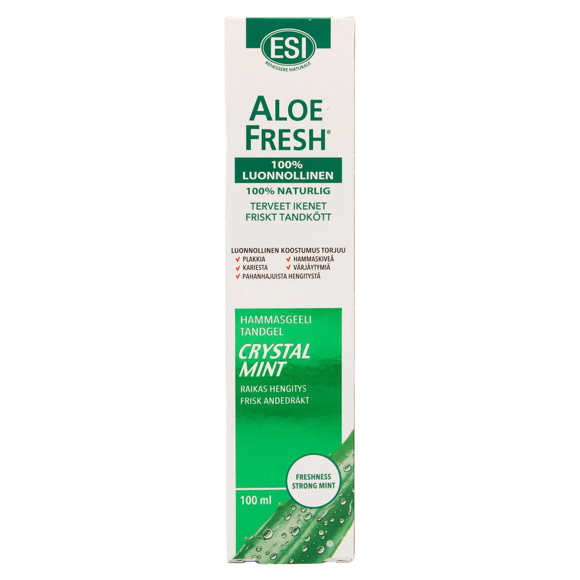 Aloe hammasgeeli Crystal Mint, 100 ml