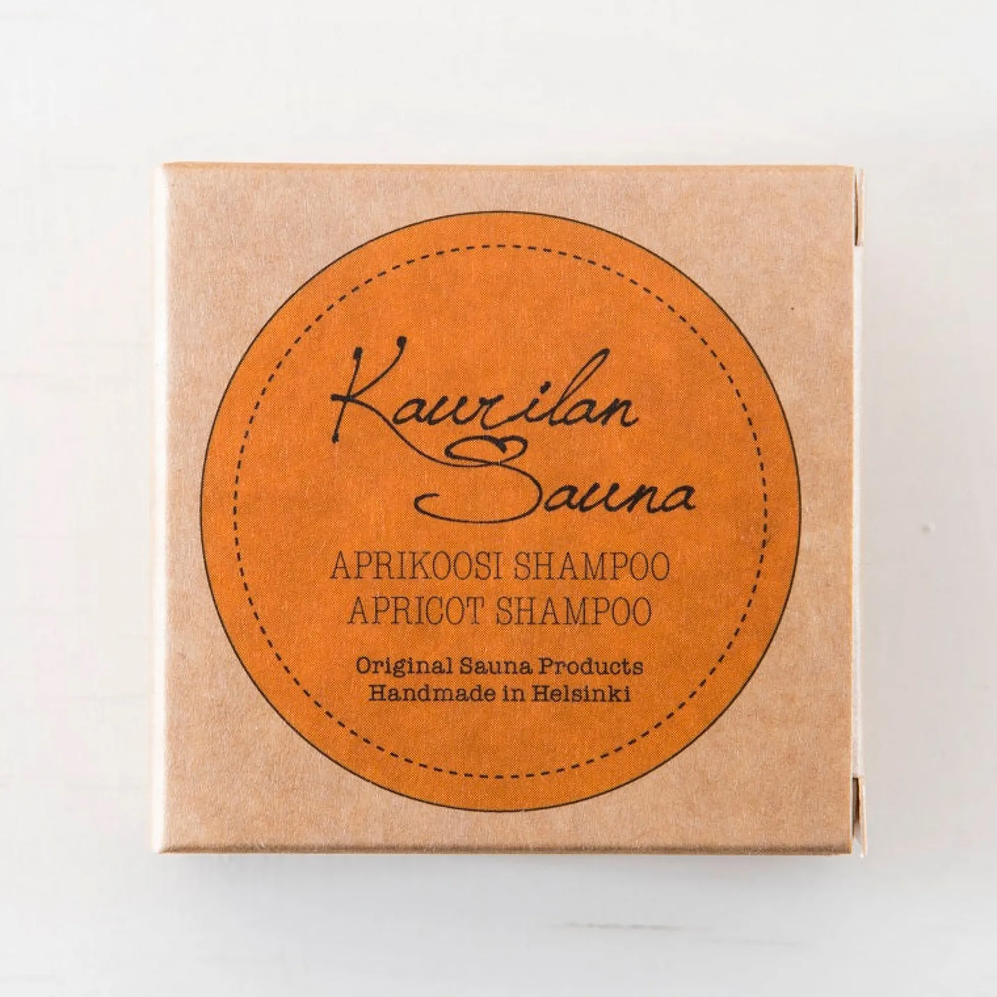 Aprikoosi-palashampoo (shampoopala pahvipakkauksessa), 90 g