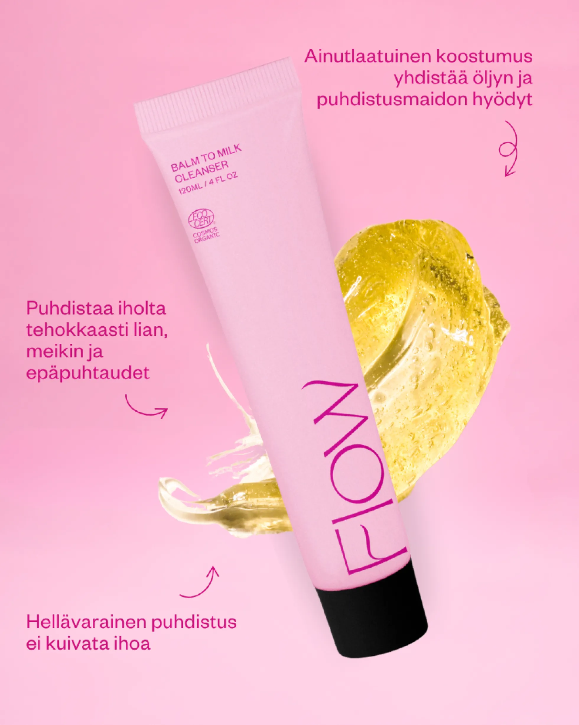 Balm to Milk Cleanser, 120 ml - puhdistusbalmi