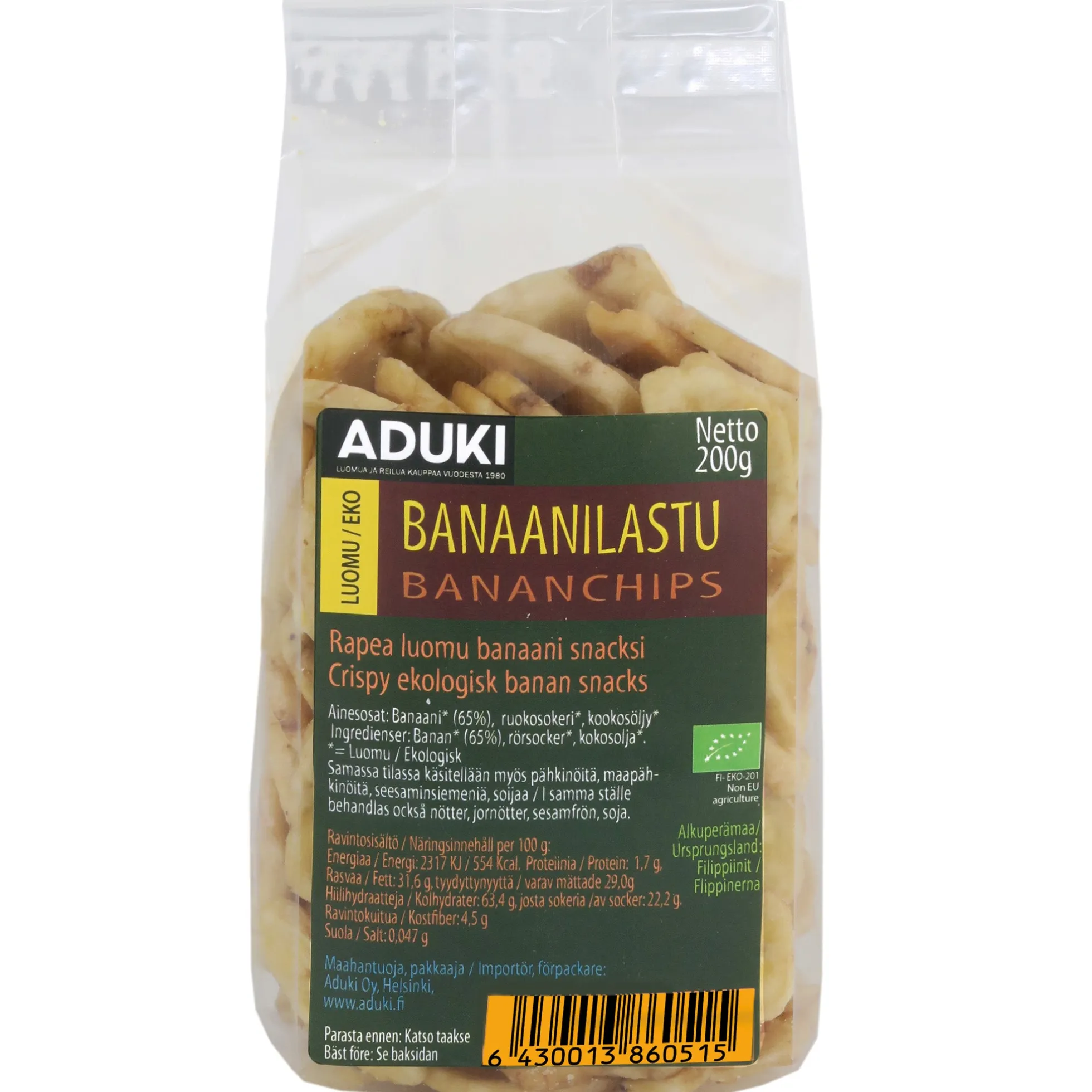 Banaanilastu, 200 g