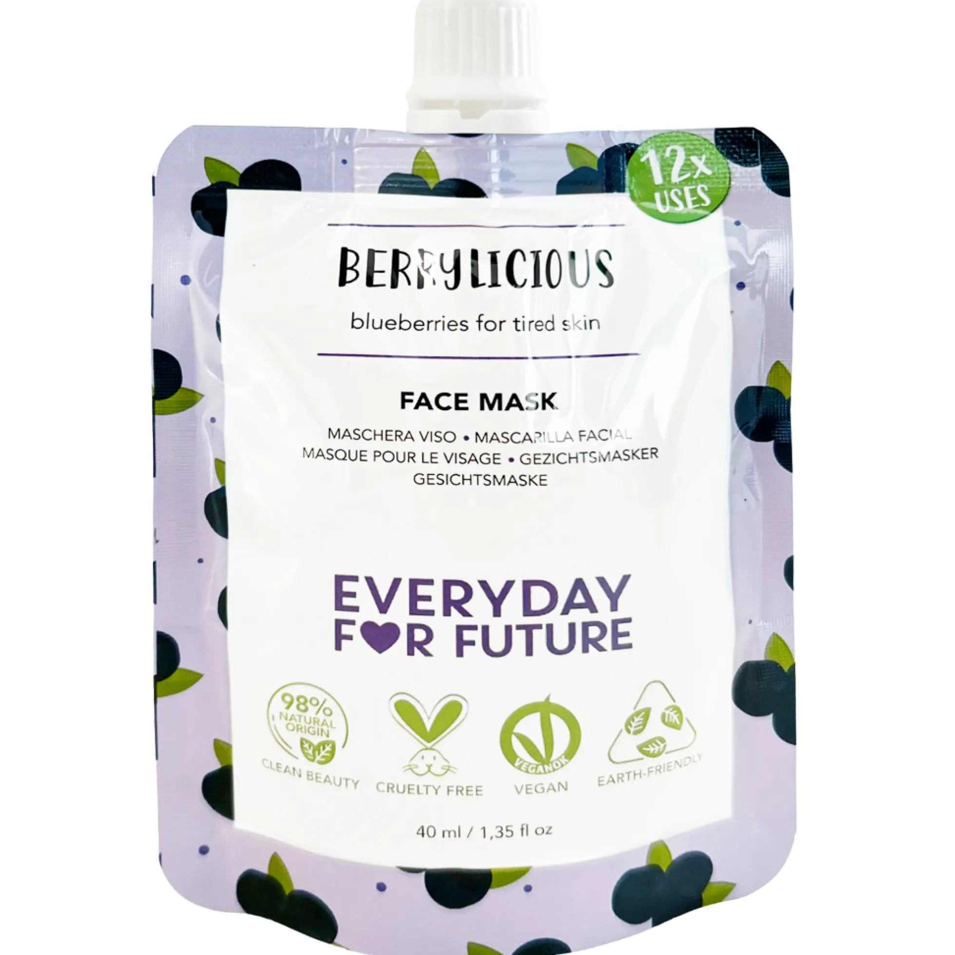 Berrylicious Face Mask, 40 ml - kasvonaamio