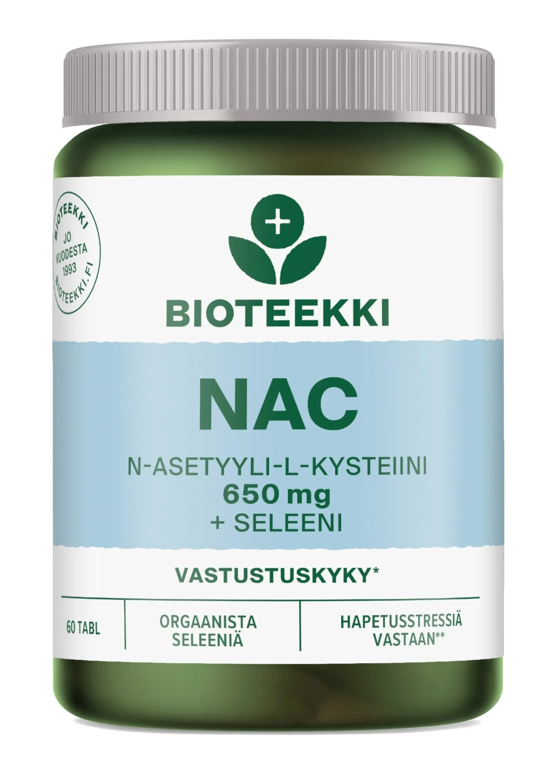 Bioteekki NAC + Seleeni 60 tabl.