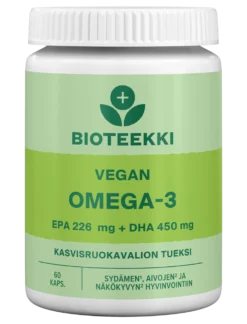 Bioteekki Vegan Omega-3 60 kaps.