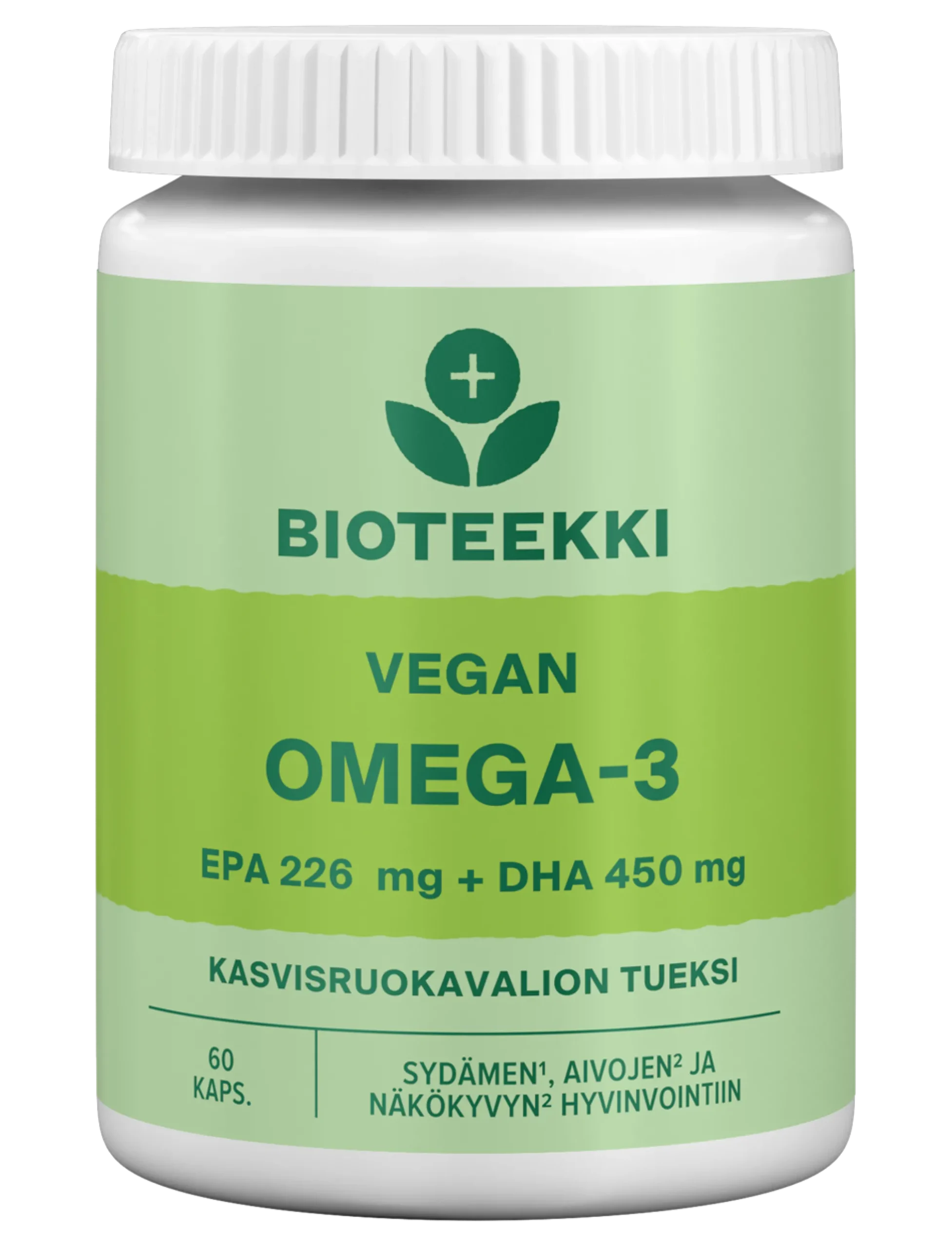 Bioteekki Vegan Omega-3 60 kaps.