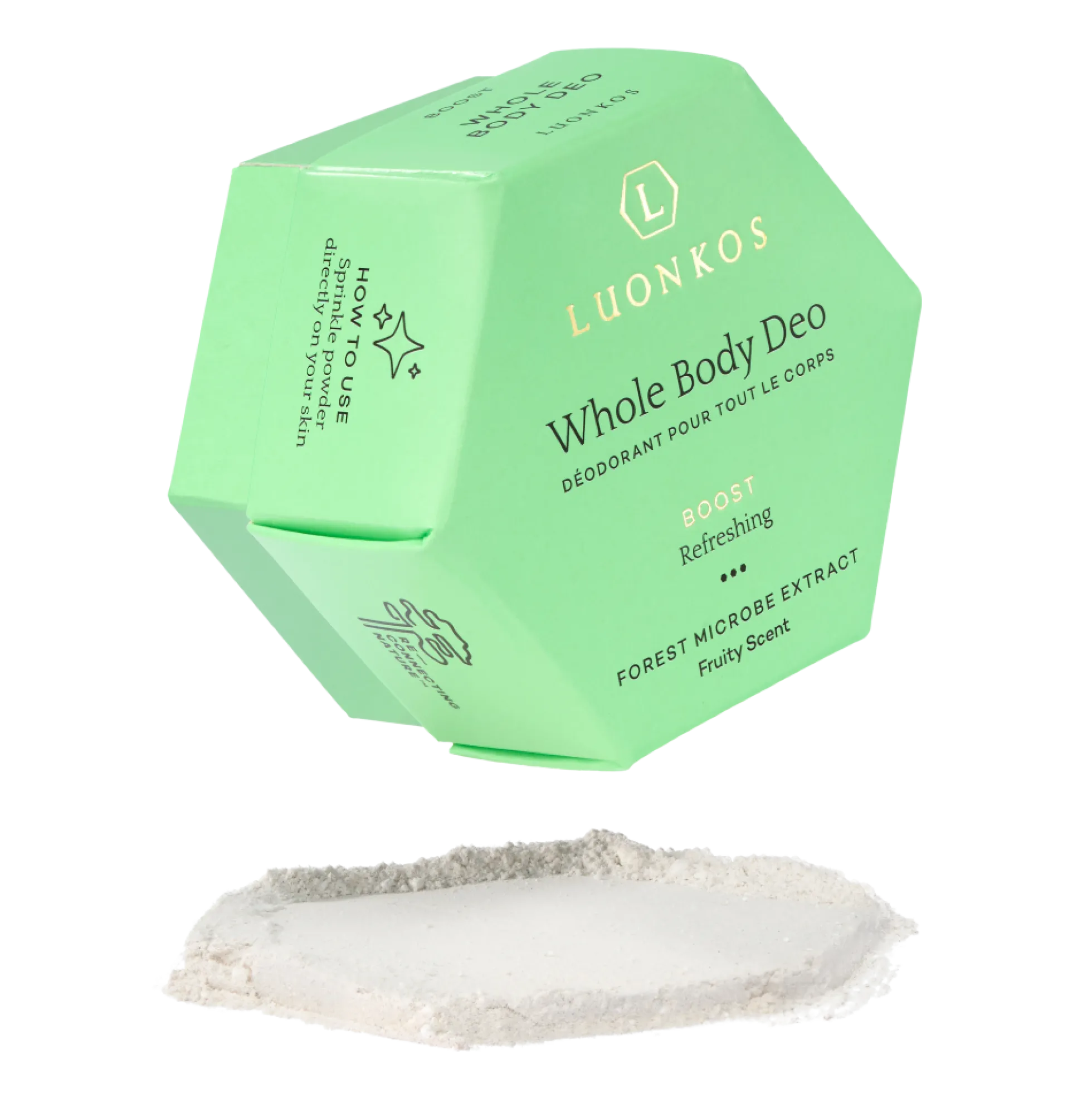 Boost deodorant powder, fruity, 50 g