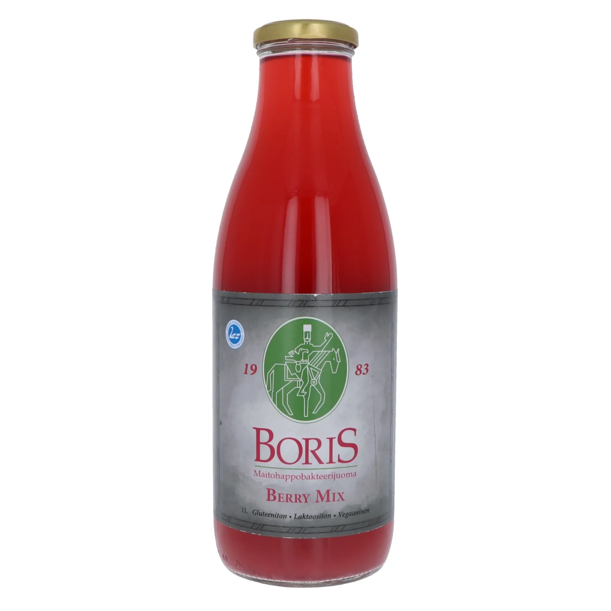 Boris-maitohappobakteerijuoma Berry Mix, 1 L