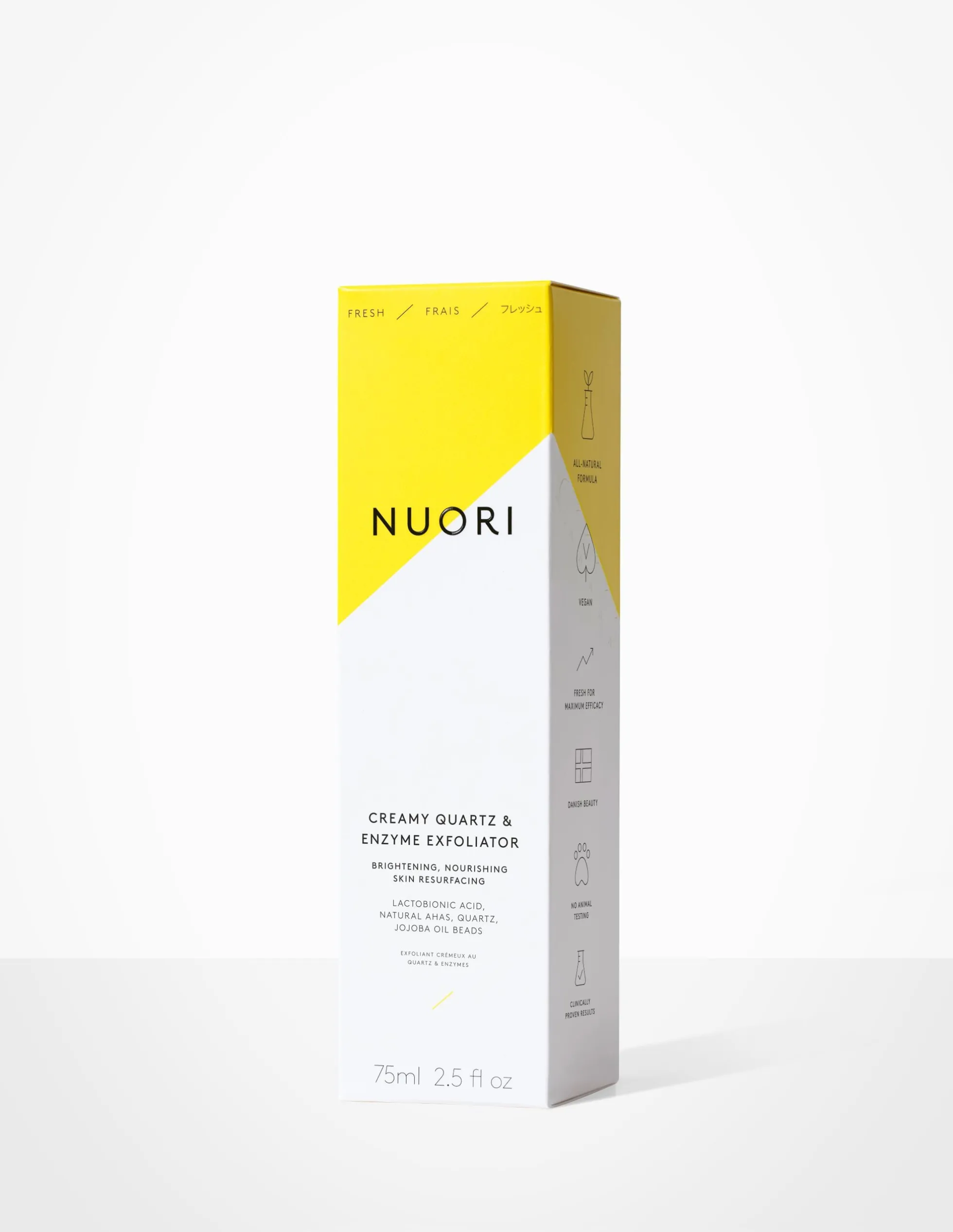 Creamy Quartz & Enzyme Exfoliator, 50 ml - kuorintavoide