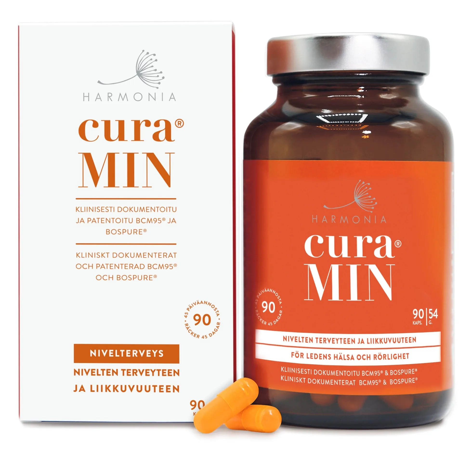 CuraMIN-nivelvalmiste 54 g, 90 kaps
