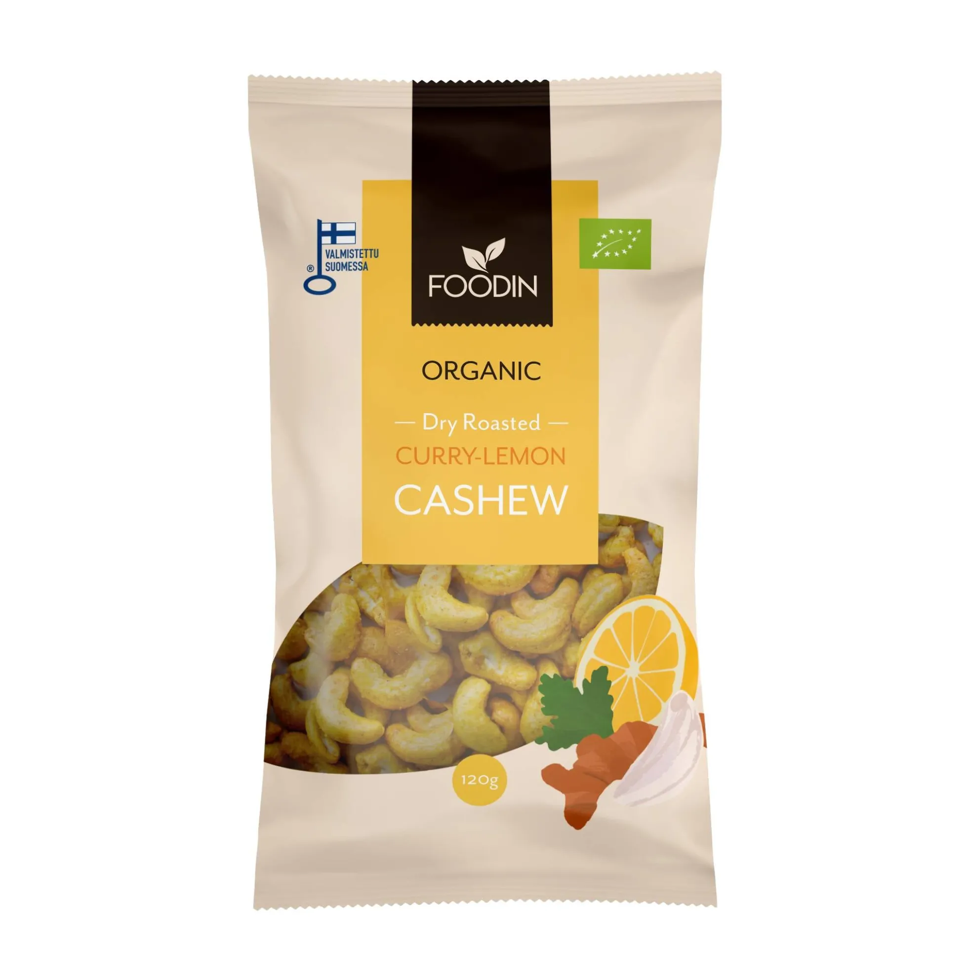 Curry-Lemon Cashew, 120 g