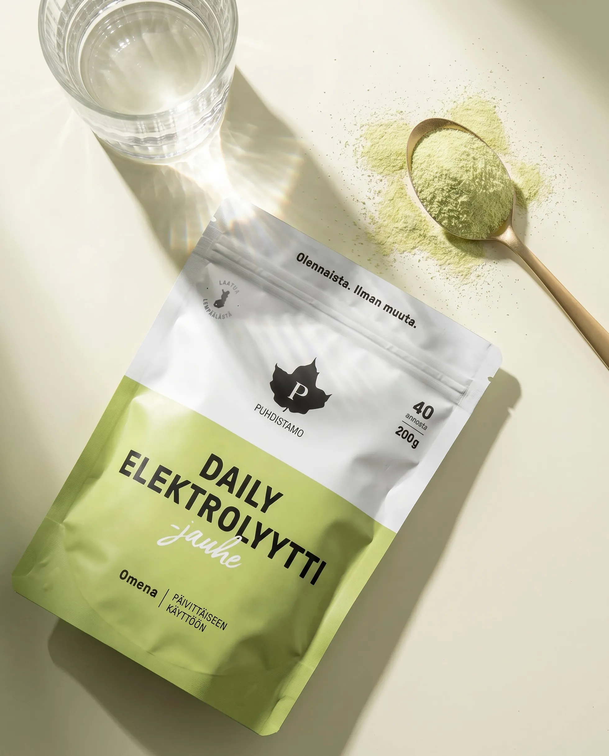 Daily Elektrolyyttijauhe, omena 200 g