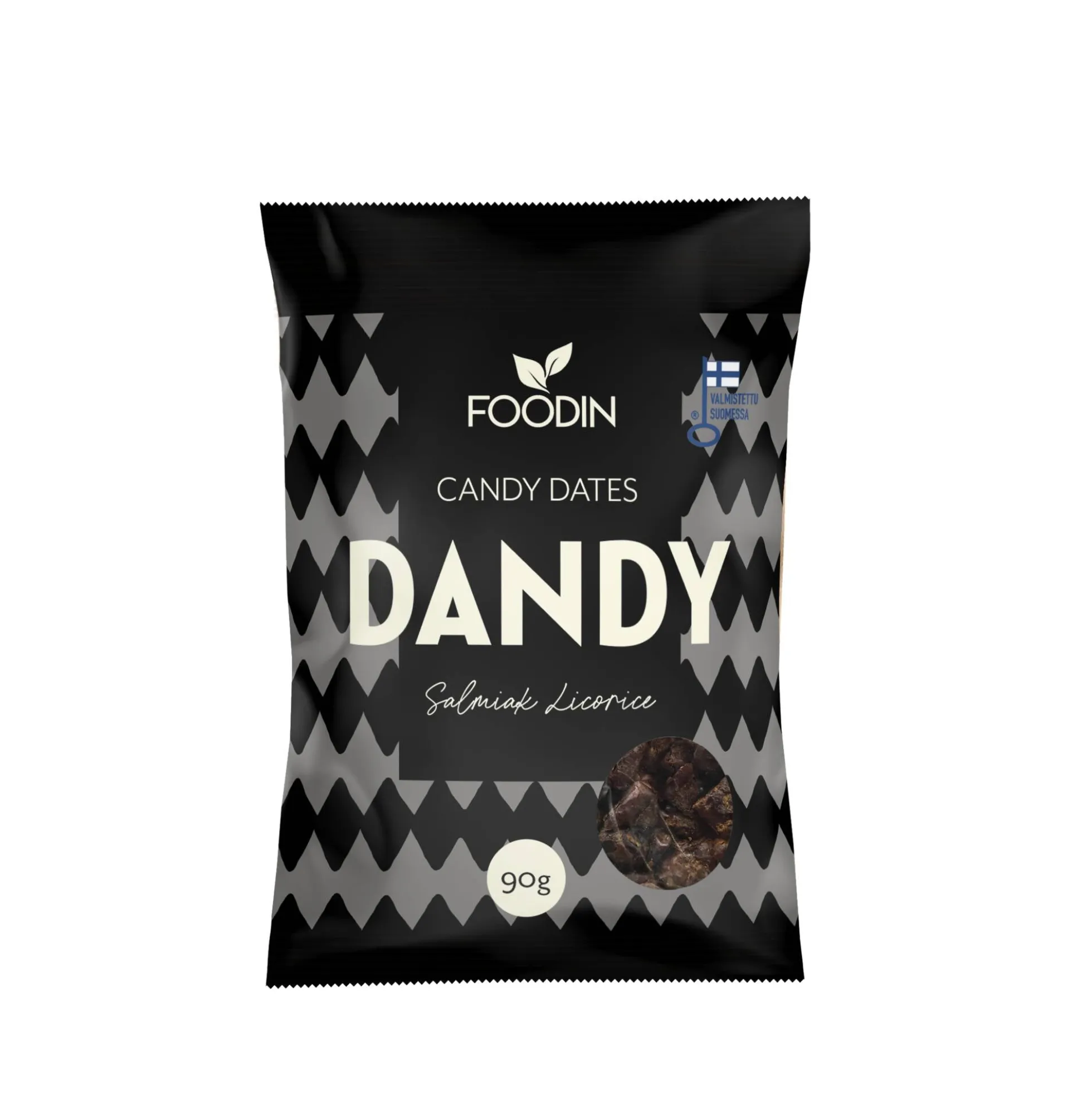 Dandy Candy Dates, Salmiak Liquorice 90 g