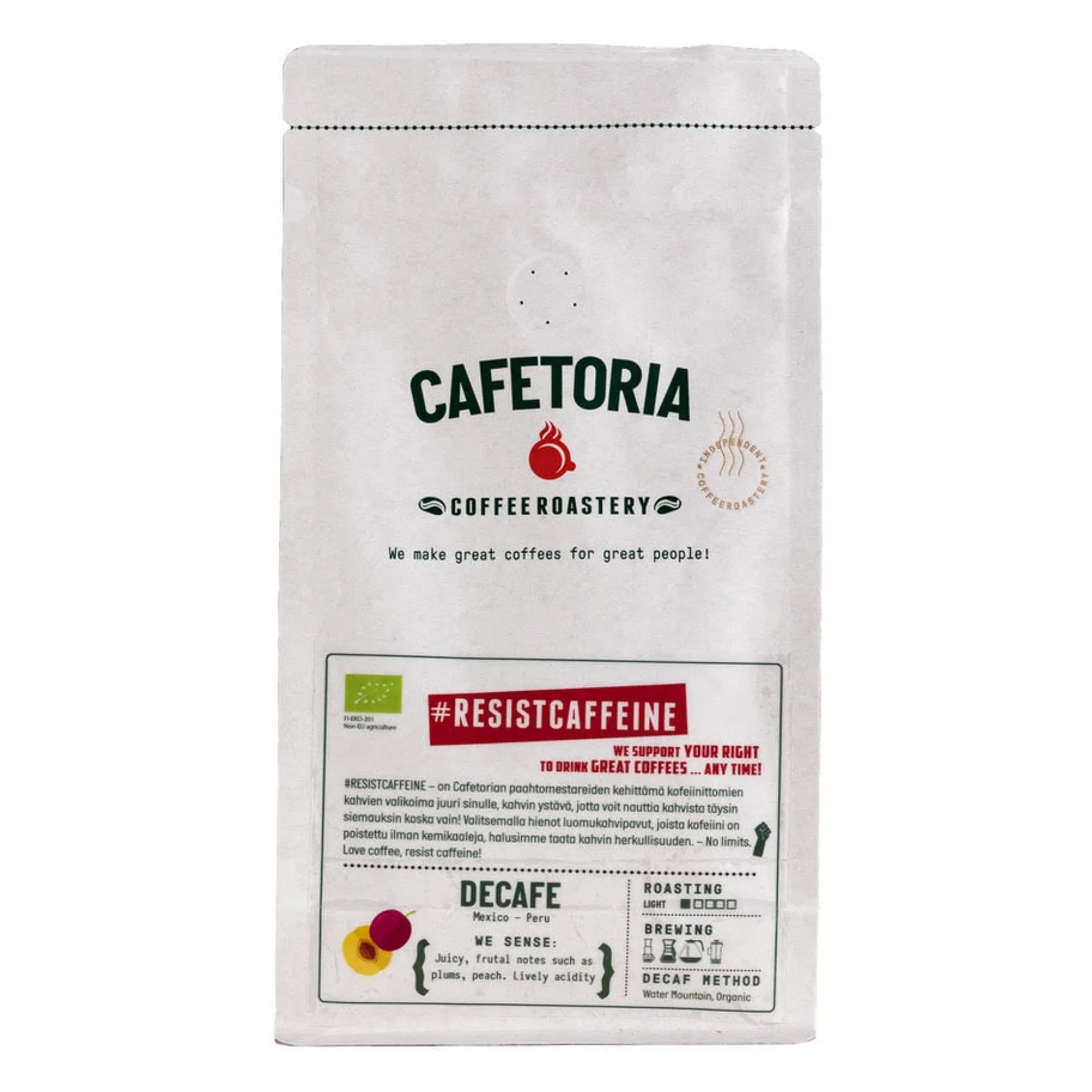 Decafe -kofeiiniton kahvi, 250 g