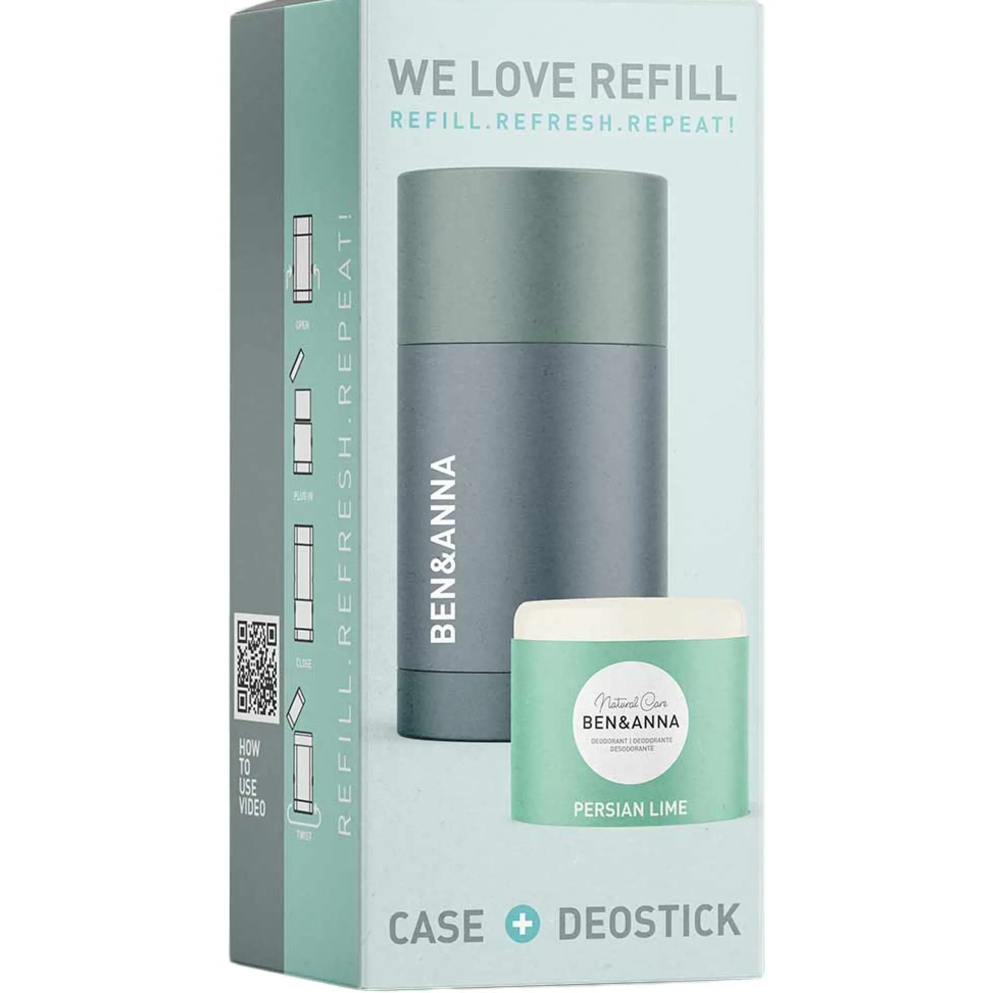 Deodorantti Kotelo + Refill, Persian Lime, 40 g