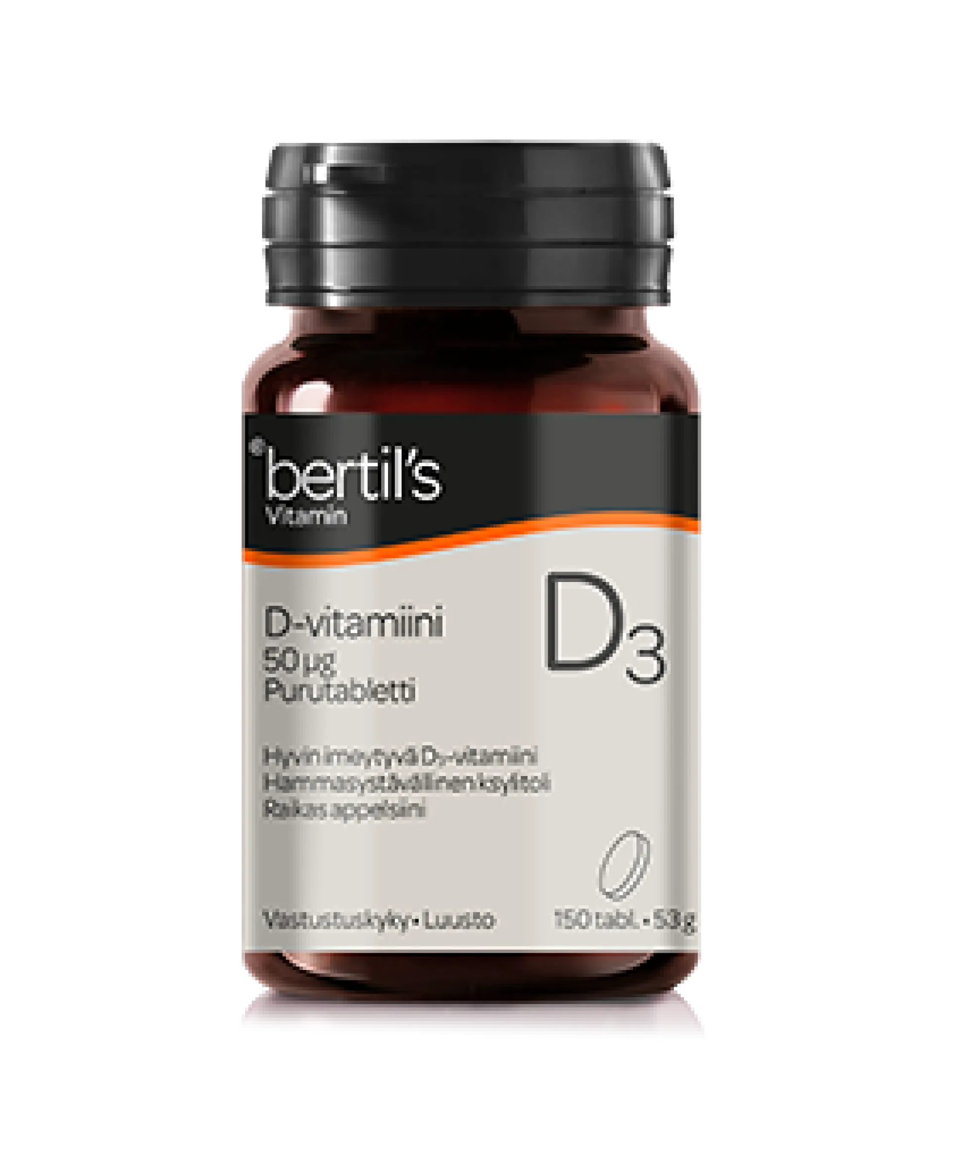 D-vitamiini, 150 kpl, 53 g