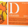 D-vitamiini, 6000IU 150mcg, 90 kaps