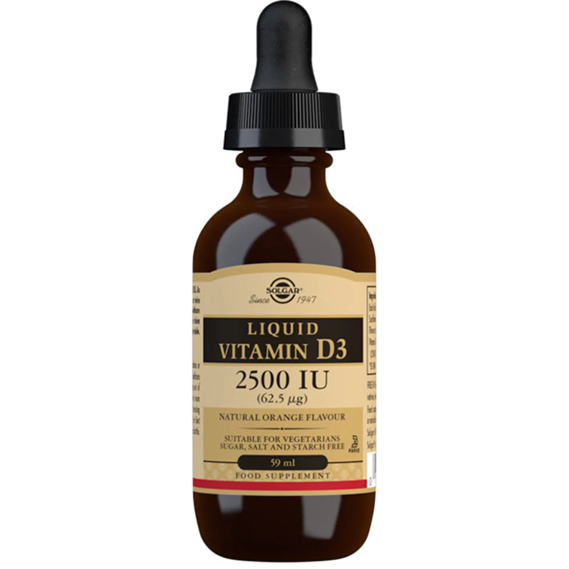 D-vitamiini, nestemäinen (D3-vitamiini), 59 ml