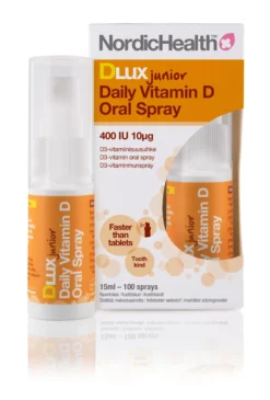 D-vitamiinisuihke, junior (DLux Junior), 15 ml