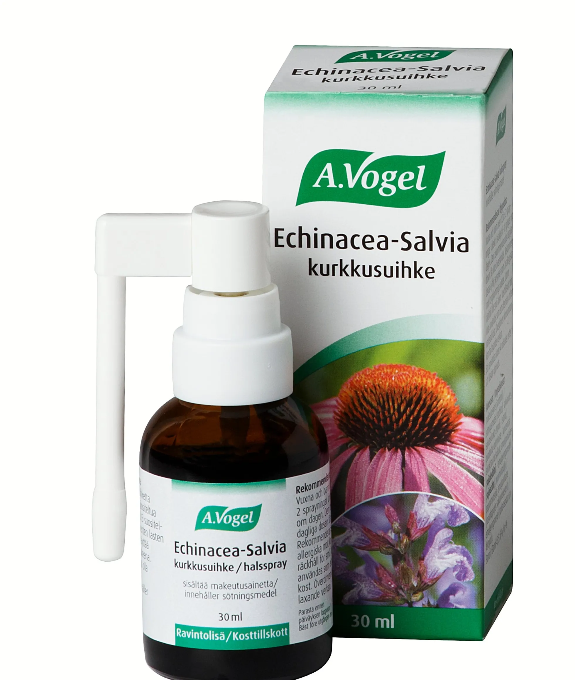Echinacea-Salvia kurkkusuihke, 30 ml