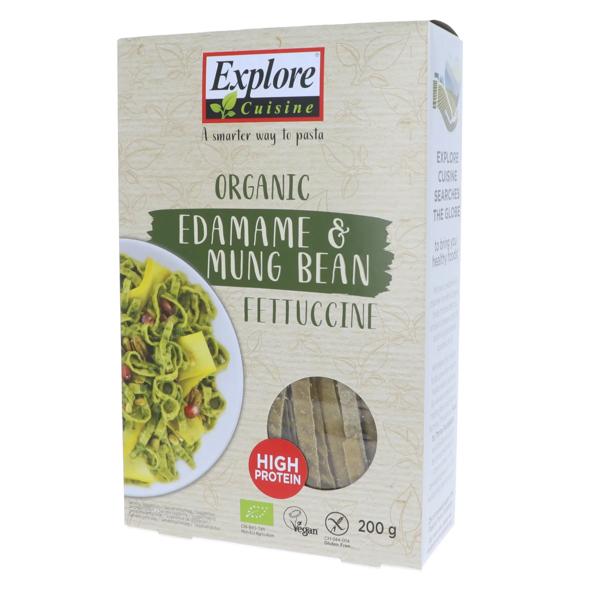 Edamame-mungpapu fettucine-papupasta, 200 g