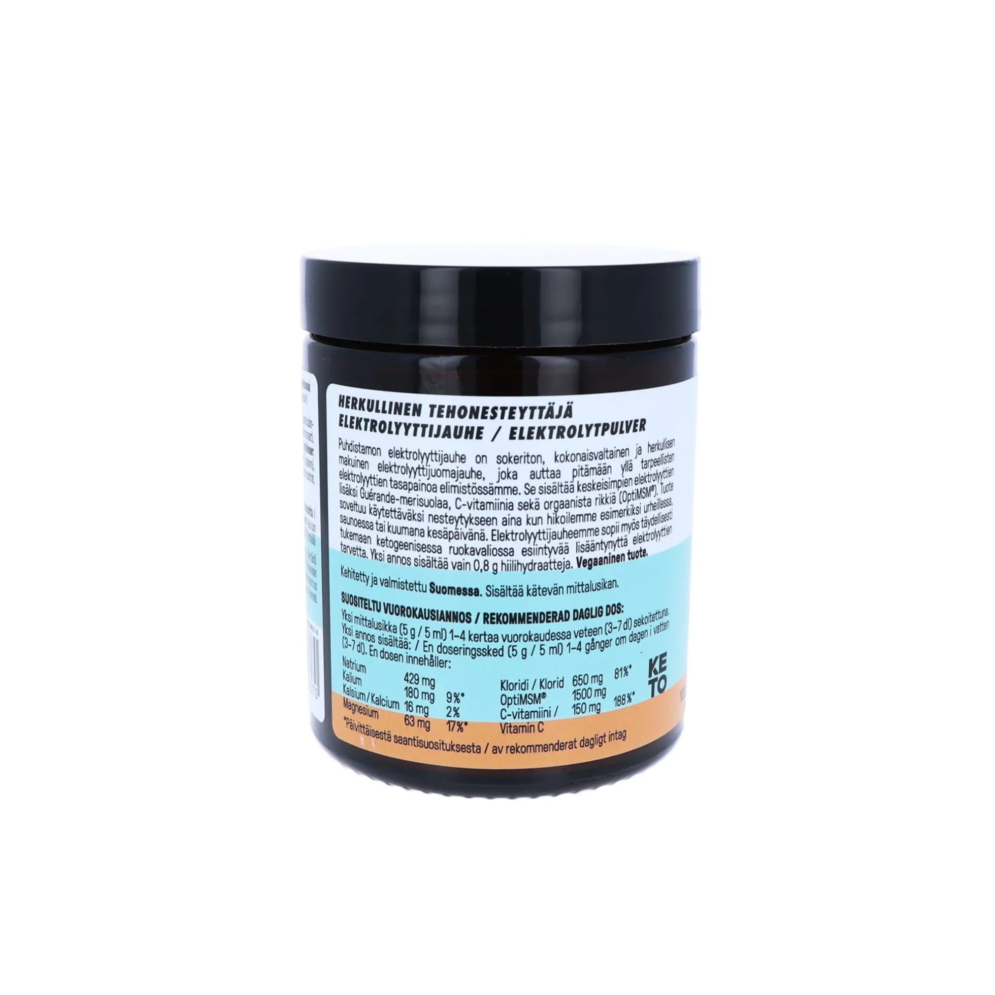 Elektrolyyttijauhe, Mango-appelsiini, 120 g