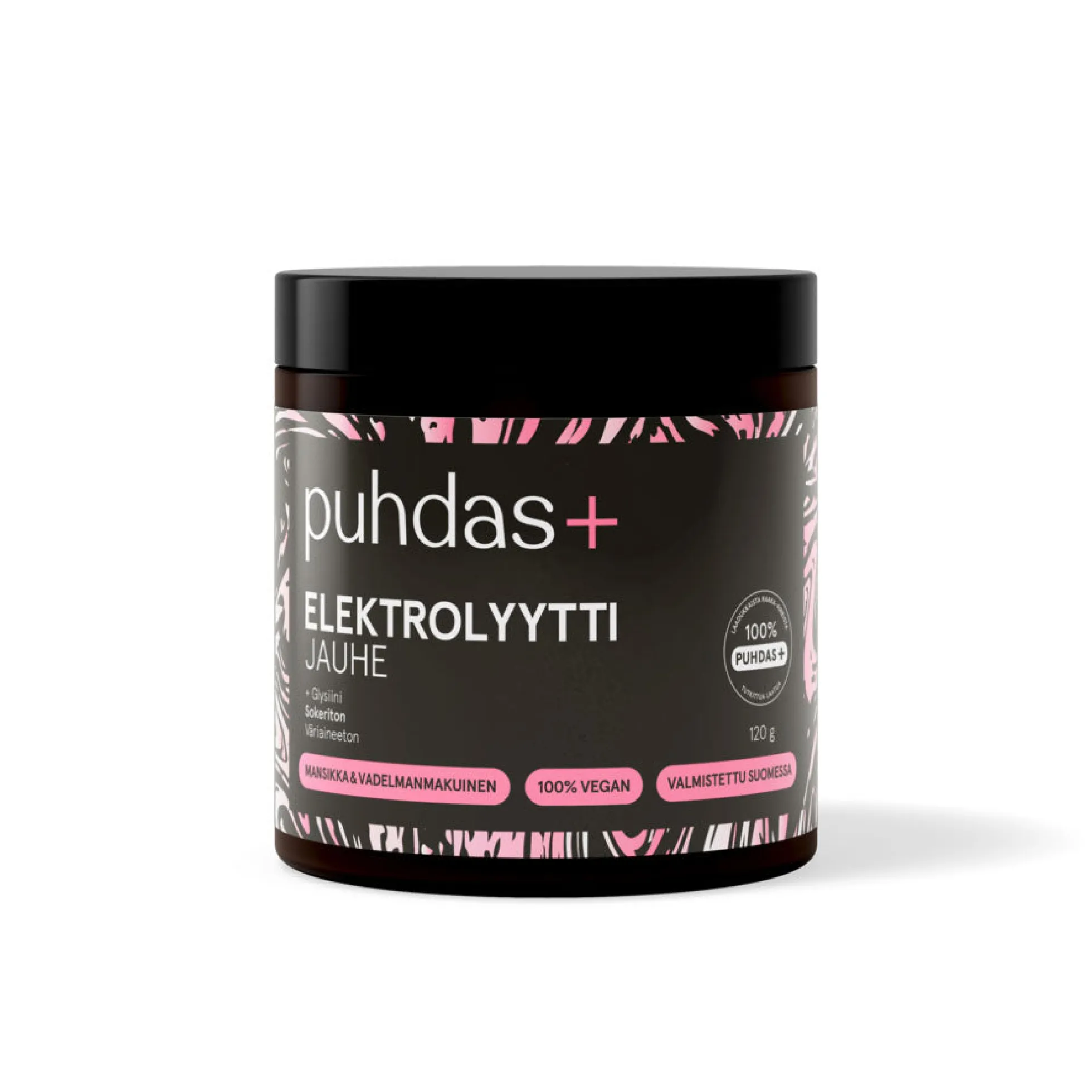 Elektrolyyttijauhe Vadelma & Mansikka, 120 g