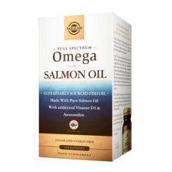 Full Spectrum Omega Salmon Oil Softgels, 120 kaps - Omega-kapselit