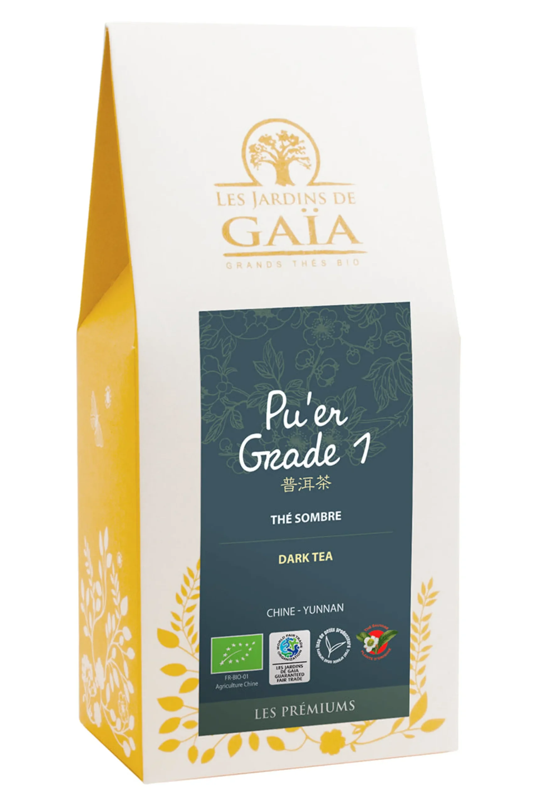 Gaia Premium Pu erh, grade I, irtotee, 100 g