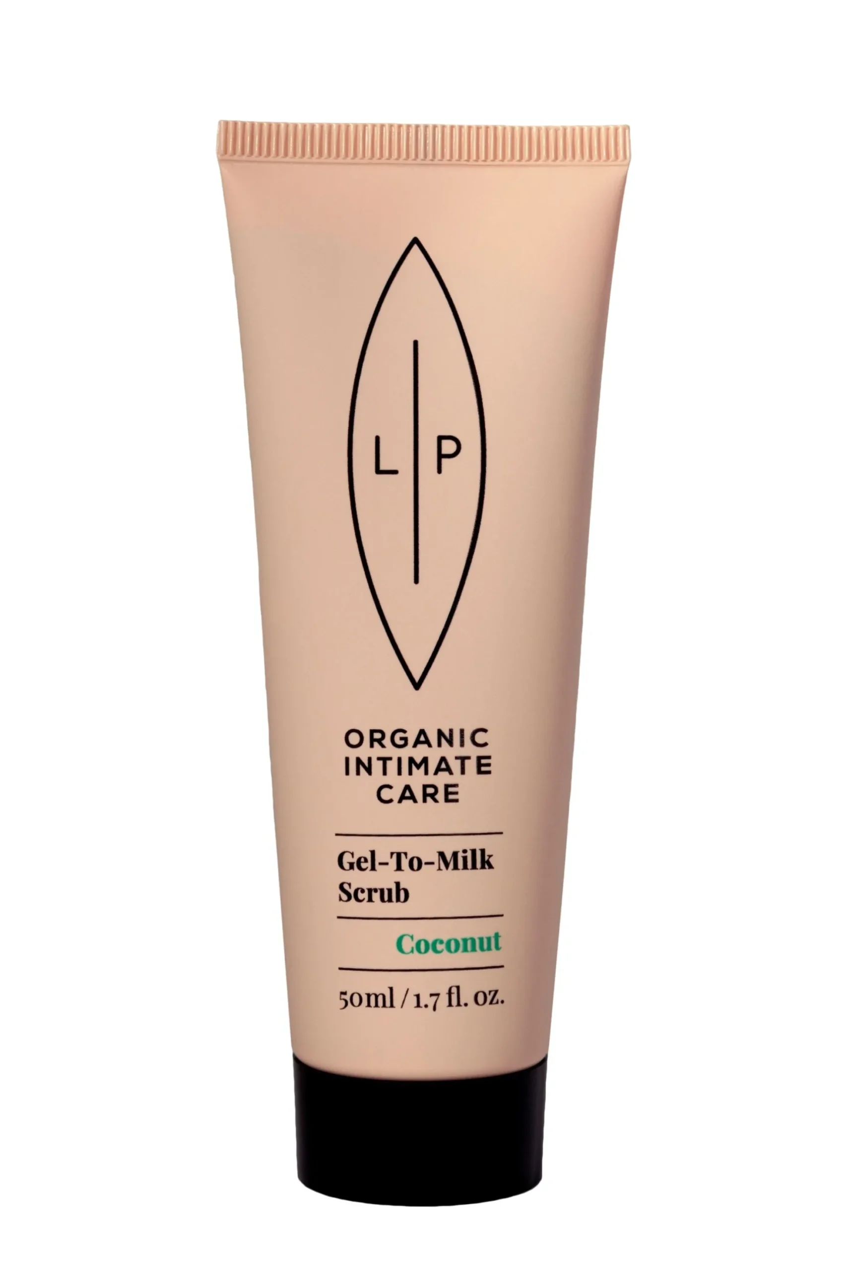 Gel-to-milk Scrub, Coconut, 50 ml - kuorintavoide intiimialueelle