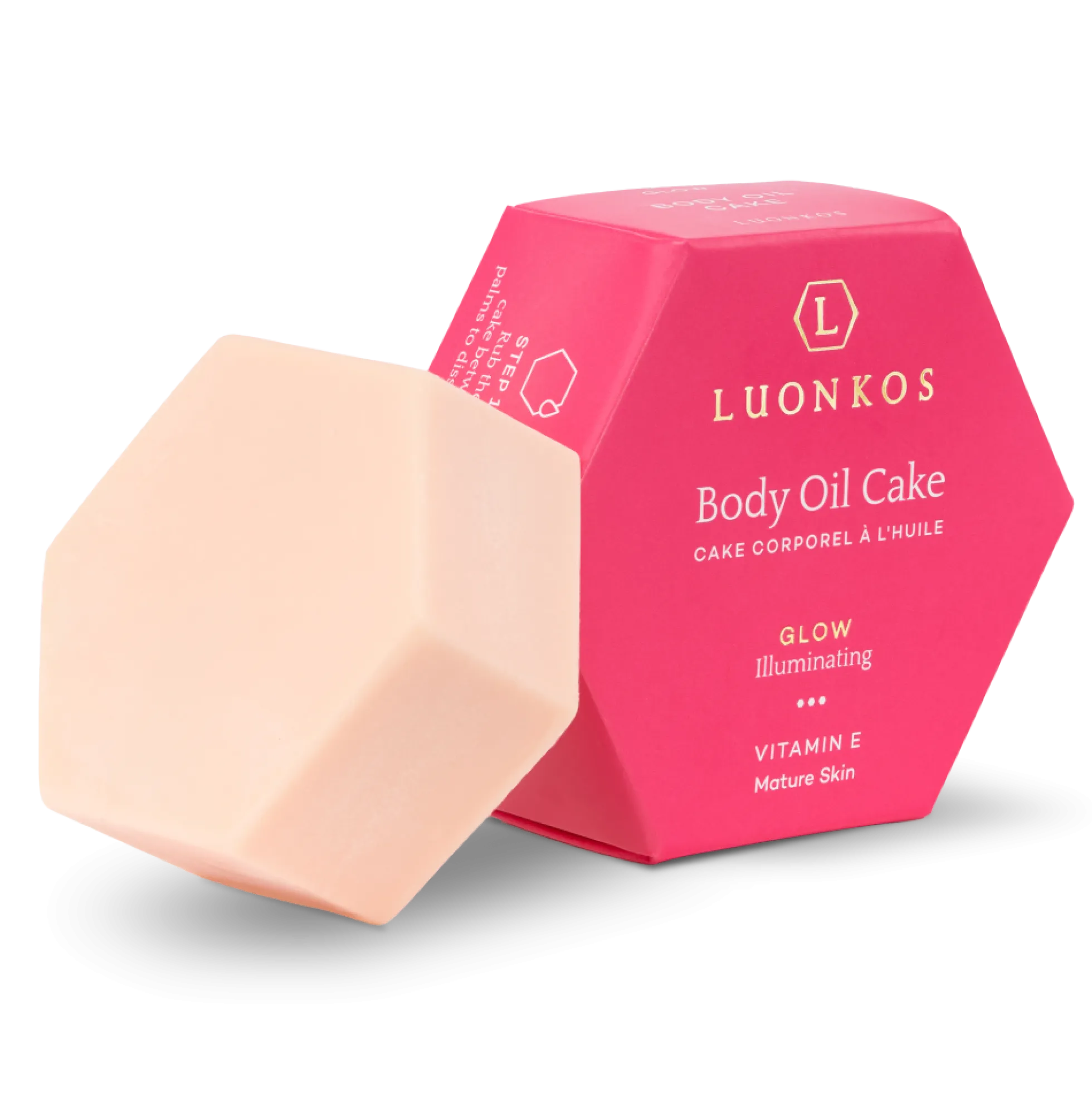 Glow body oil cake, 55 g