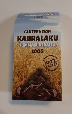 Gluteeniton kauralaku, tummasuklaa, 100 g