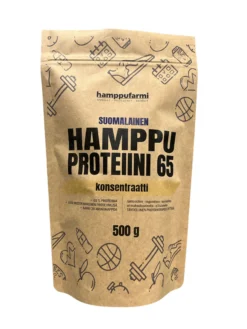 Hamppuproteiini 65 konsentraatti 500 g