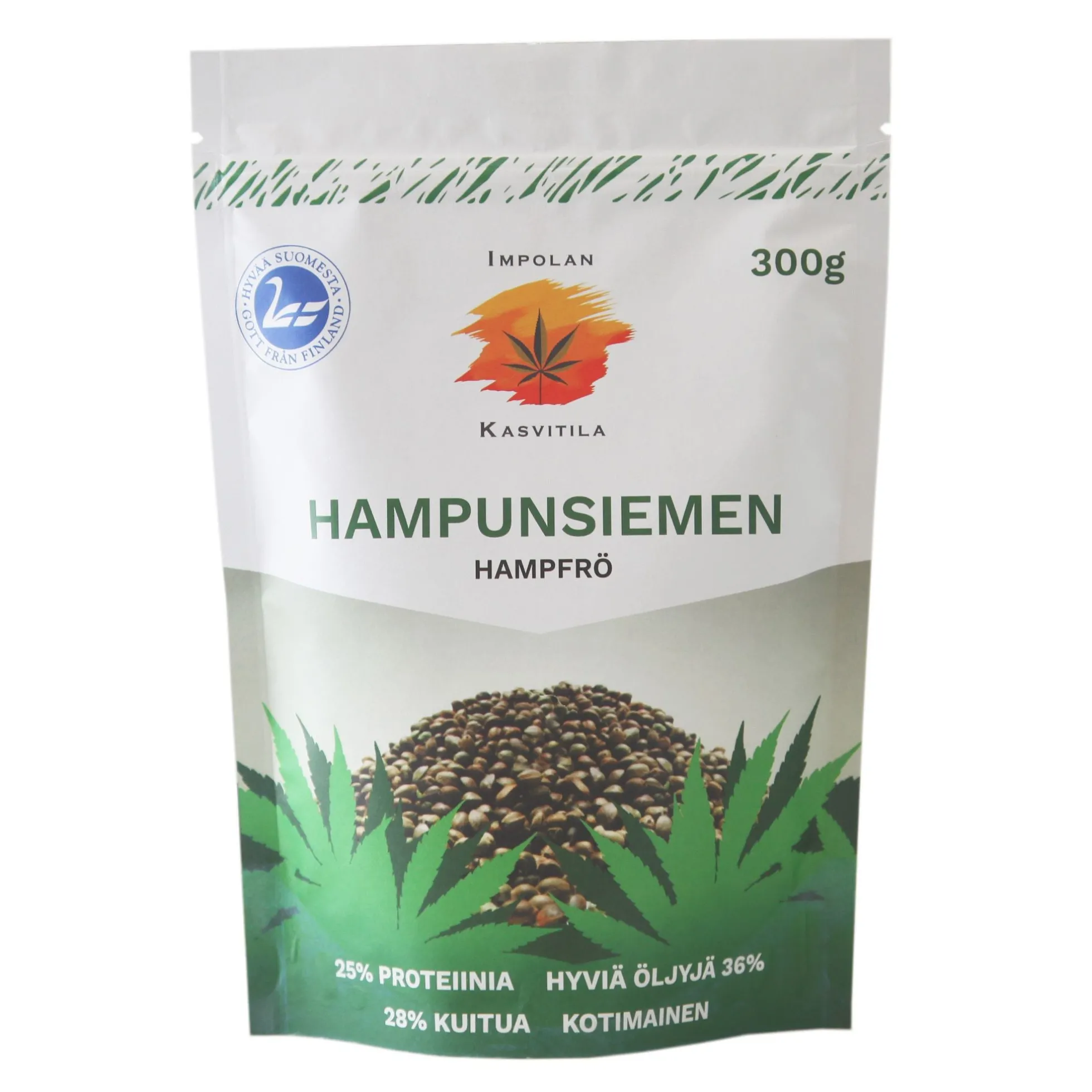 Hampunsiemen, kokonainen, 300 g