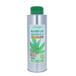 Hampunsiemen-tyrniöljy, 250 ml