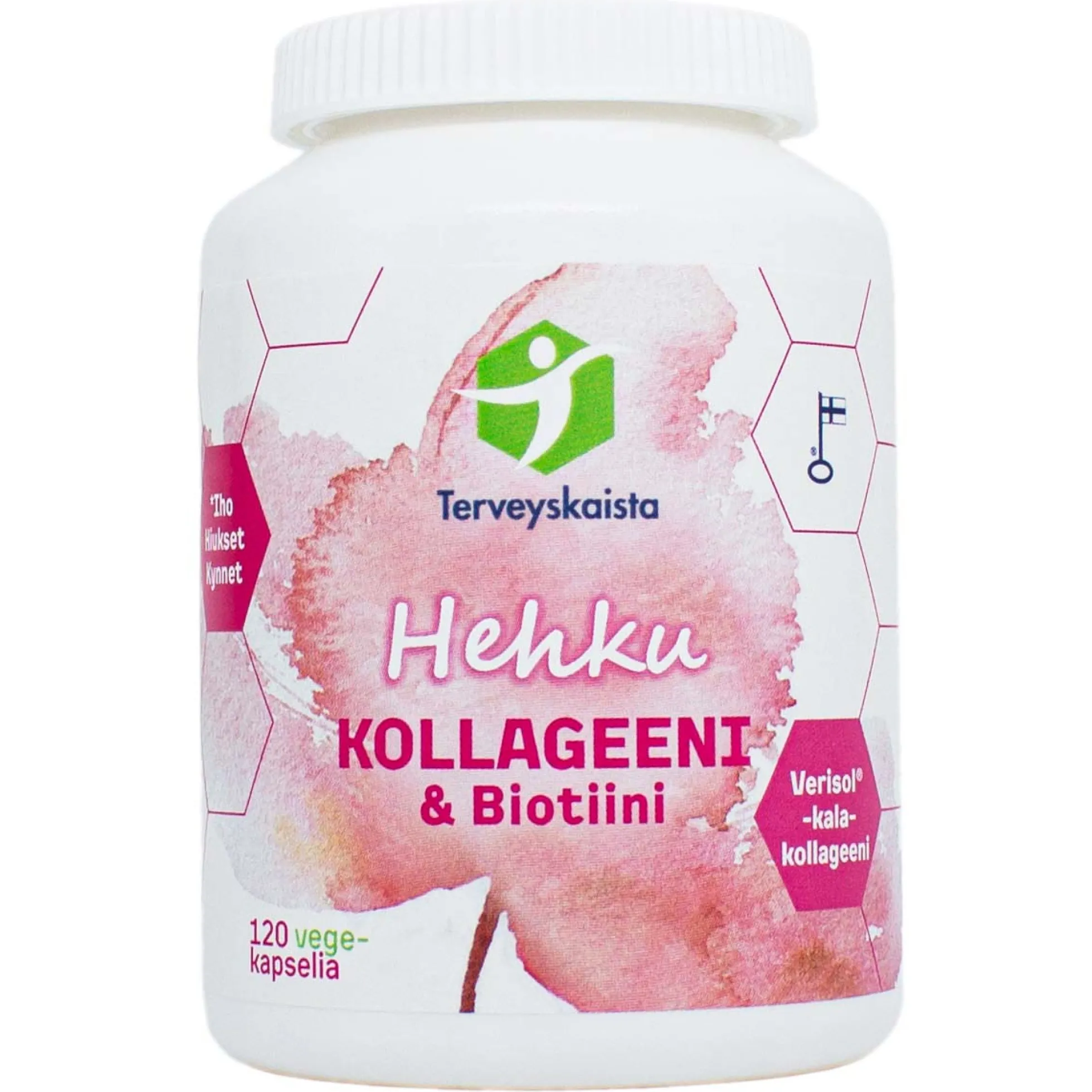 Hehku Kollageeni & Biotiini, 120 kaps.
