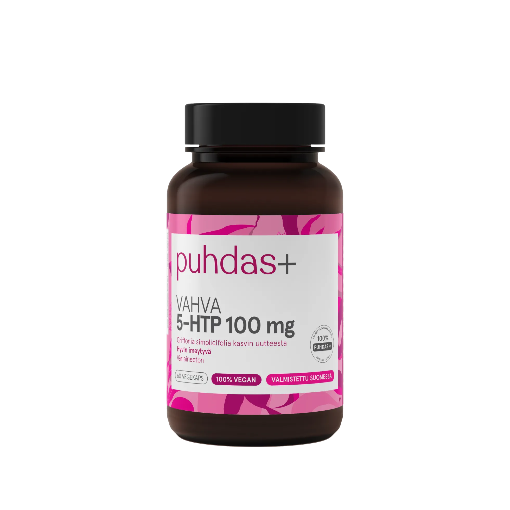 5-HTP+ 100 mg (5-hydroksitryptofaani (5HTP), 60 kaps