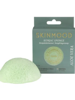 Ihonhoidon ihmesieni, kuivalle iholle (Konjac Sponge-kasvosieni)