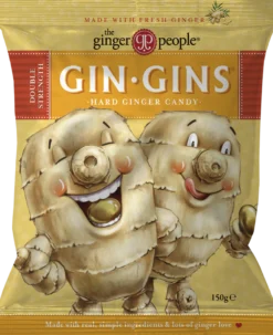 Inkiväärikaramelli, double strenght (hard ginger candy), 150 g