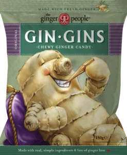 Inkiväärikaramelli, original (chewy ginger candy), 150 g