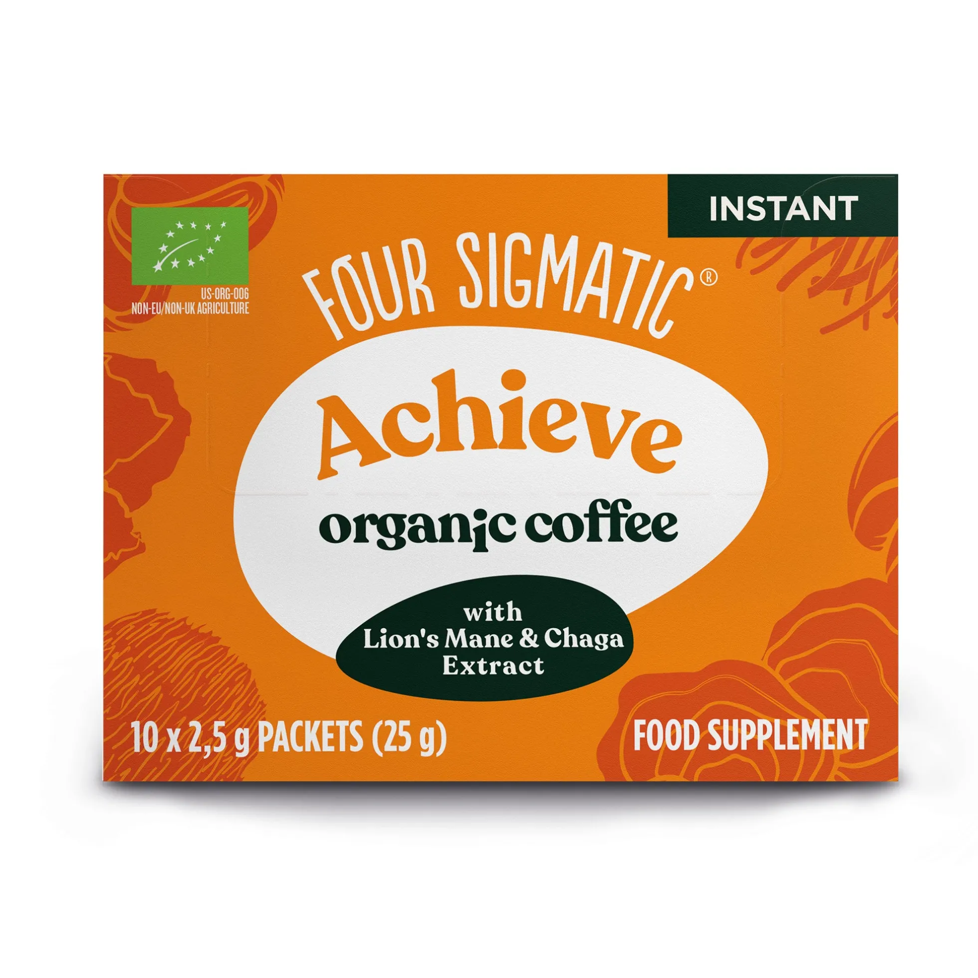 Instant mushroom coffee, Lions mane, 25 g