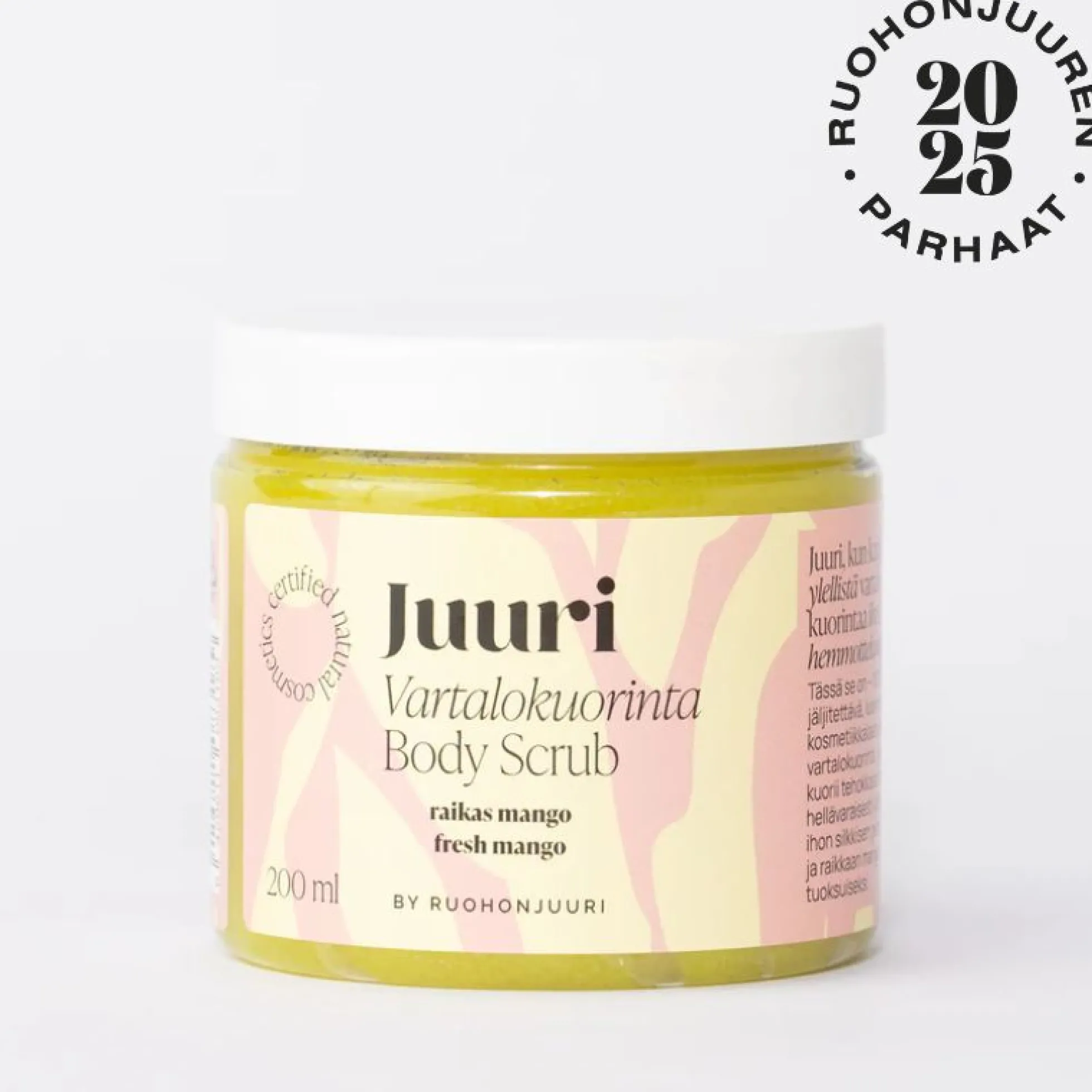 Juuri Vartalokuorinta, raikas mango, 200 ml