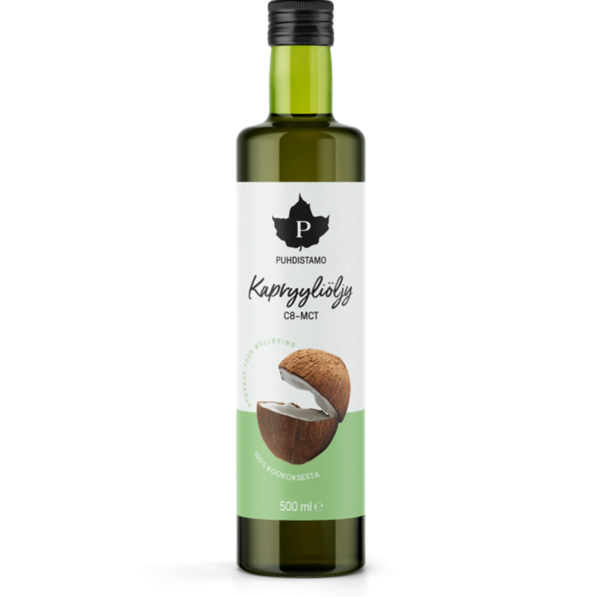 Kapryyliöljy, iso pullo, 500 ml