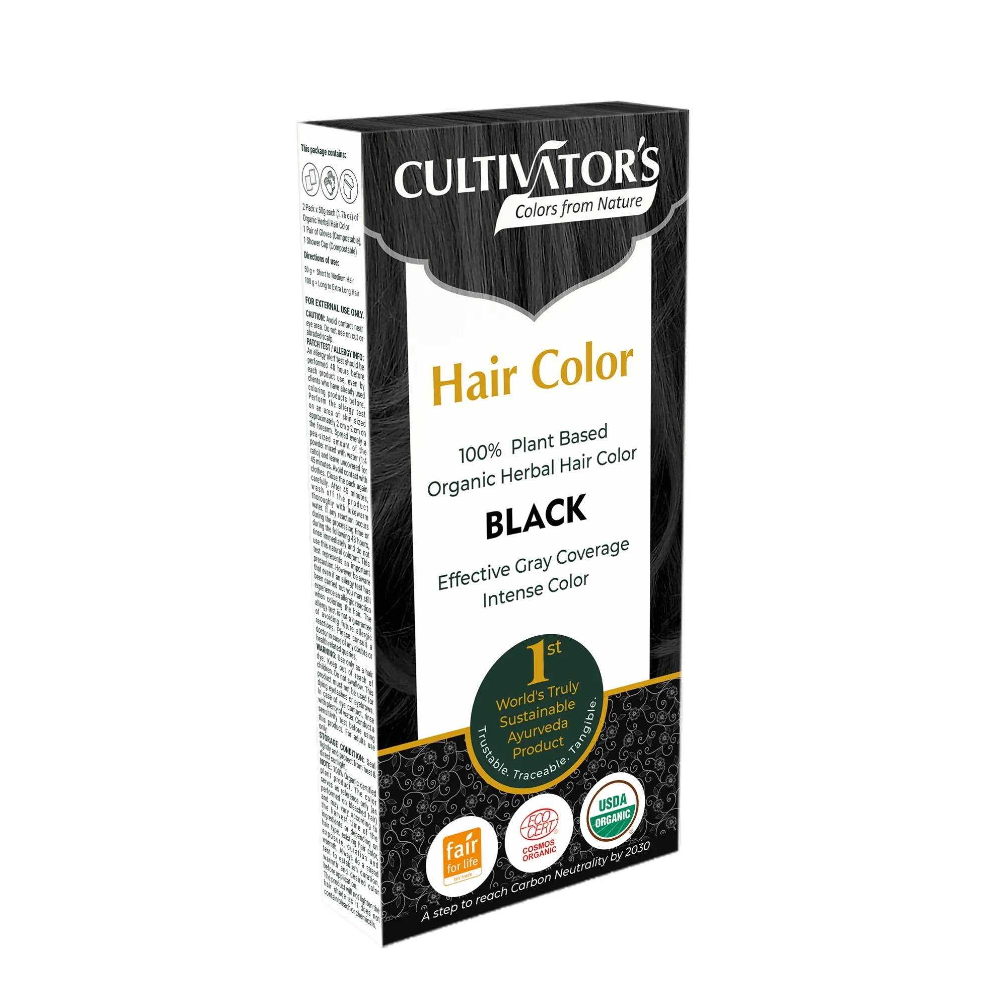Kasviväri Black (Hiusväri) 100 g