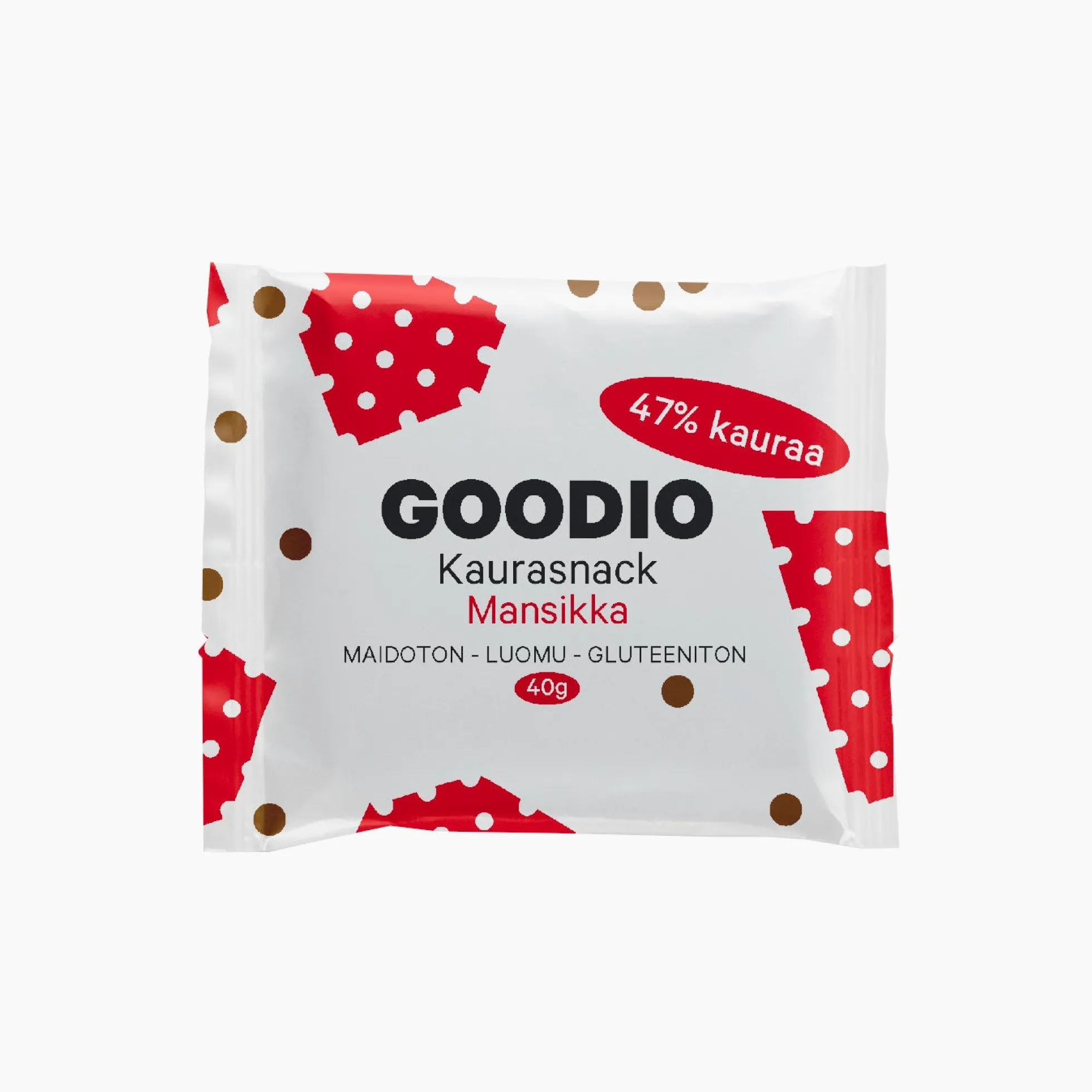Kauramansikka-snack, 40 g