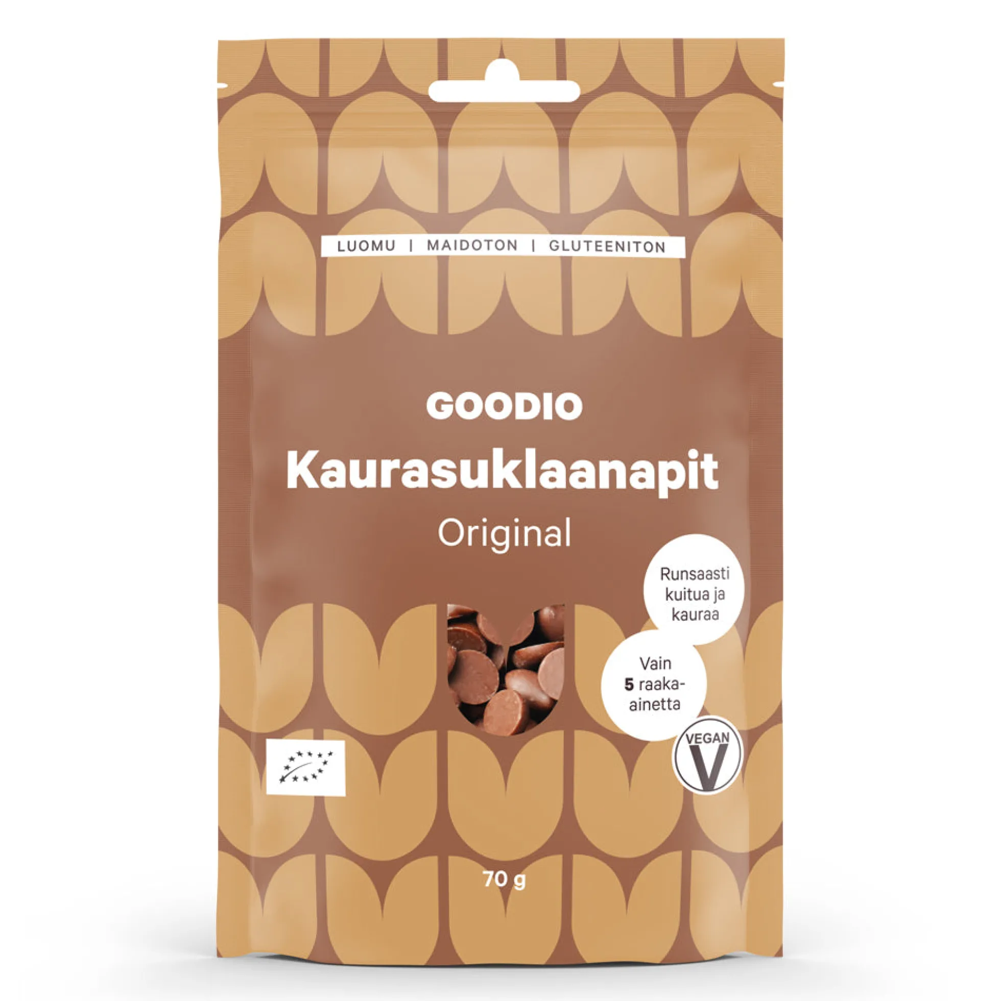 Kaurasuklaapussi, original, 70 g