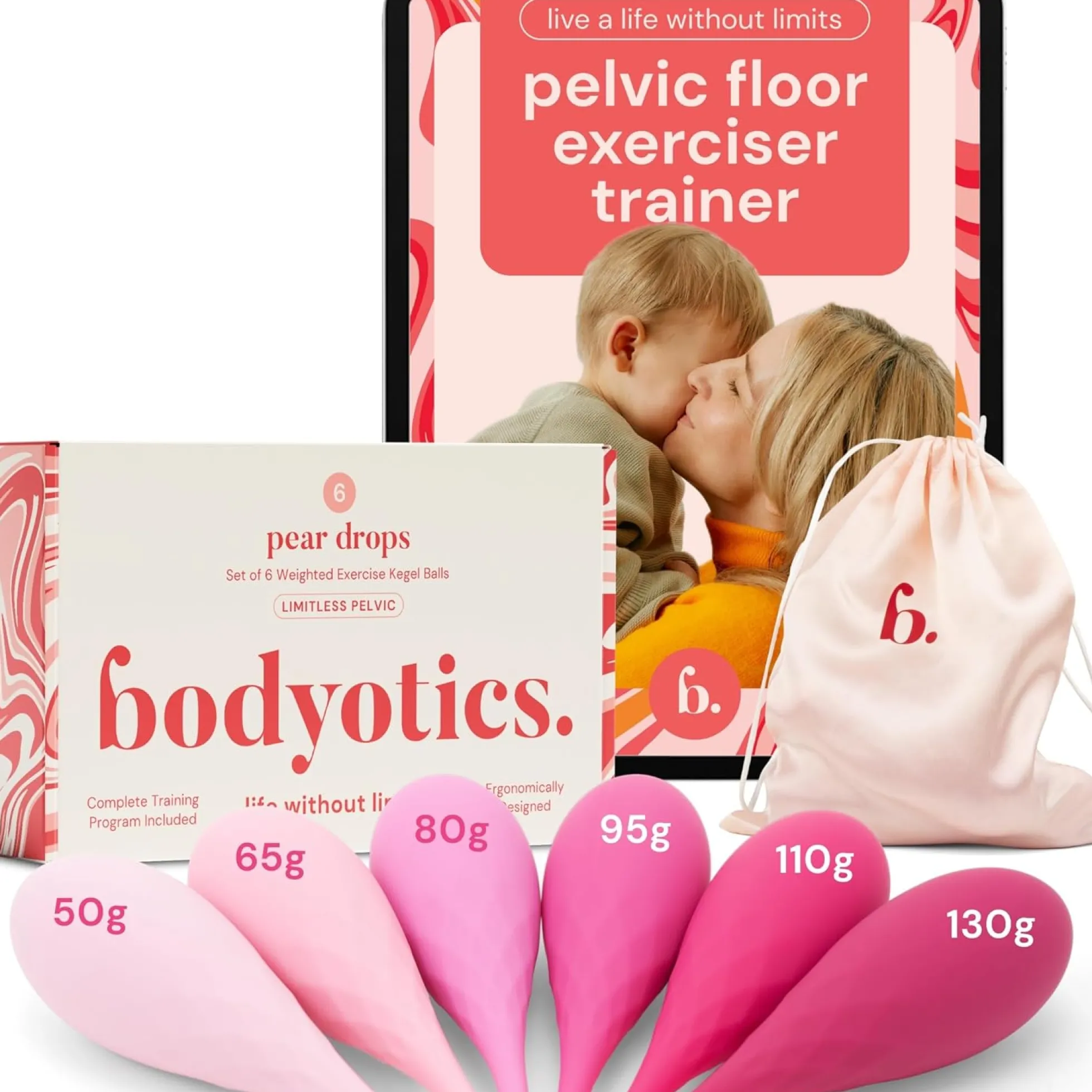 Kegel painopallot, 6 kpl