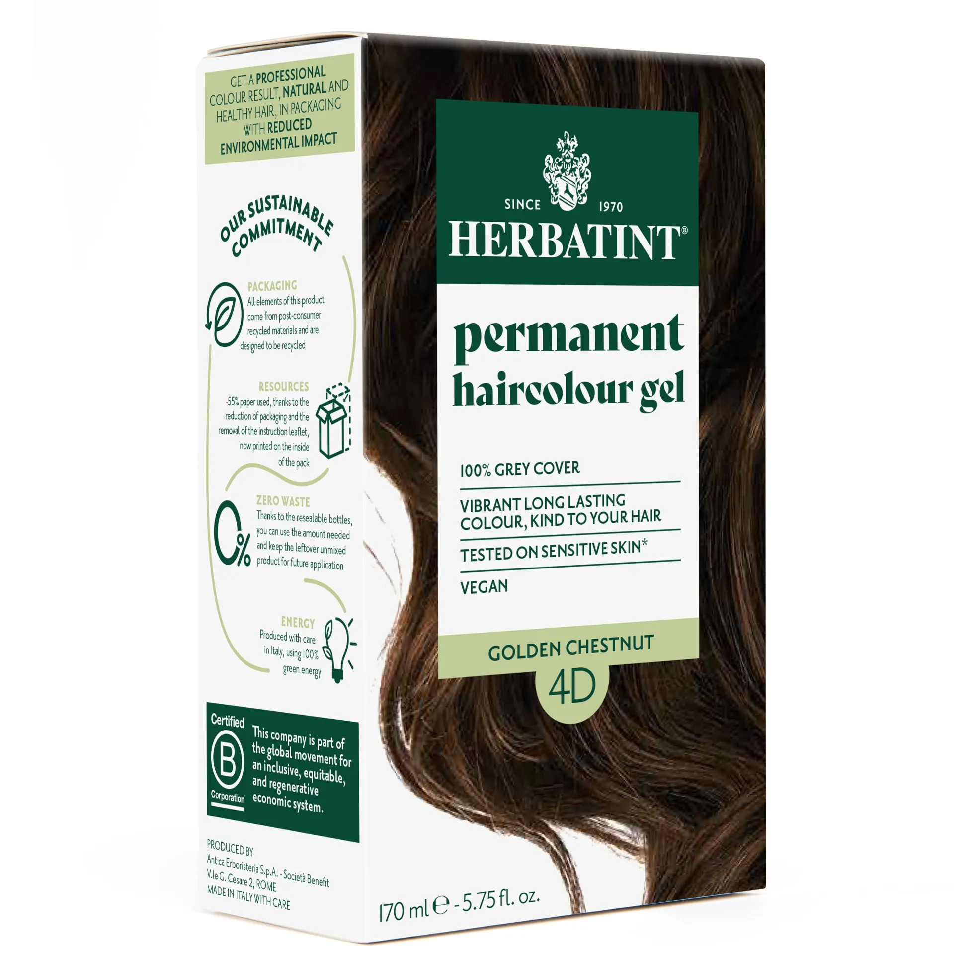 Kestoväri 4D, Golden Chestnut, 170 ml