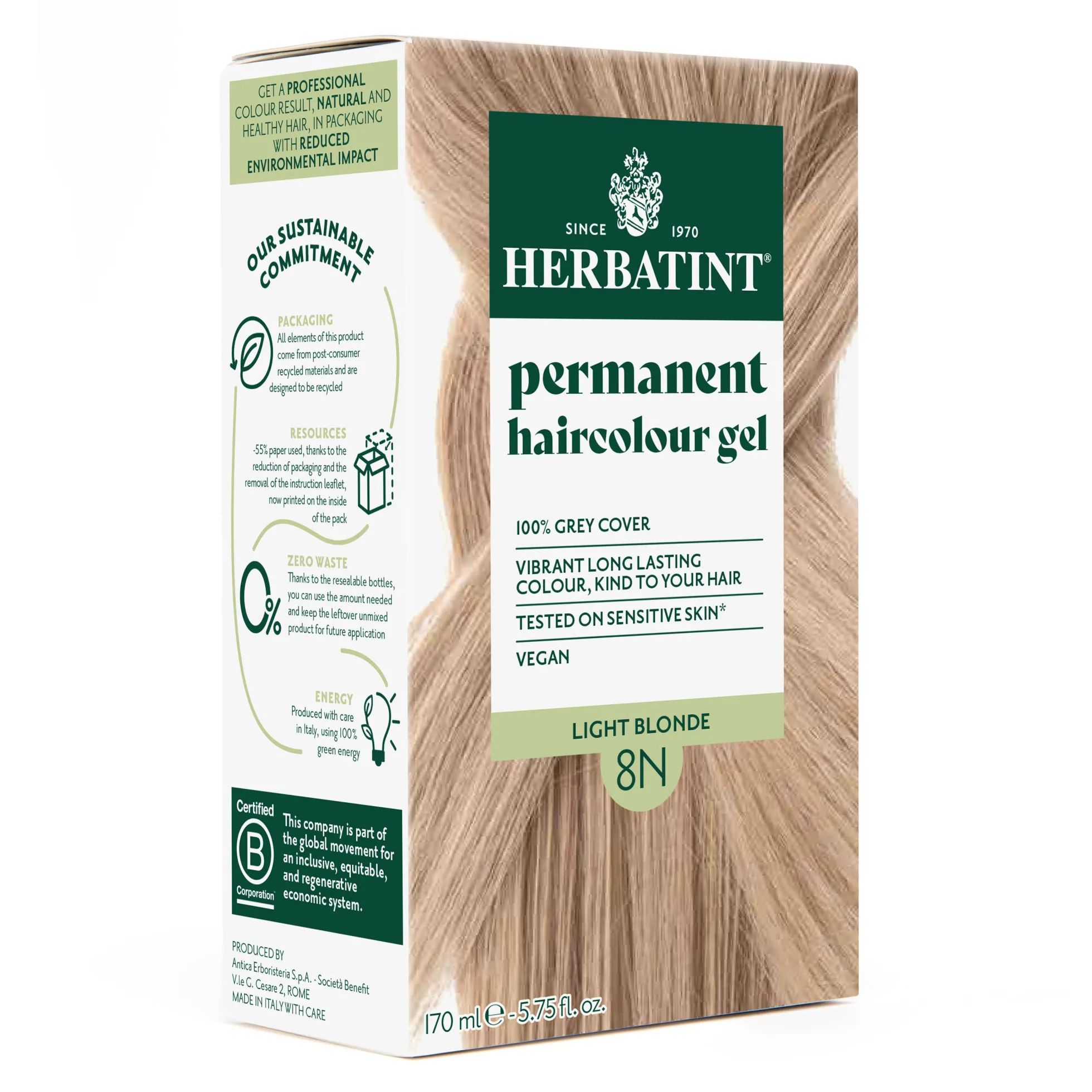 Kestoväri 8N, Light Blonde, 170 ml
