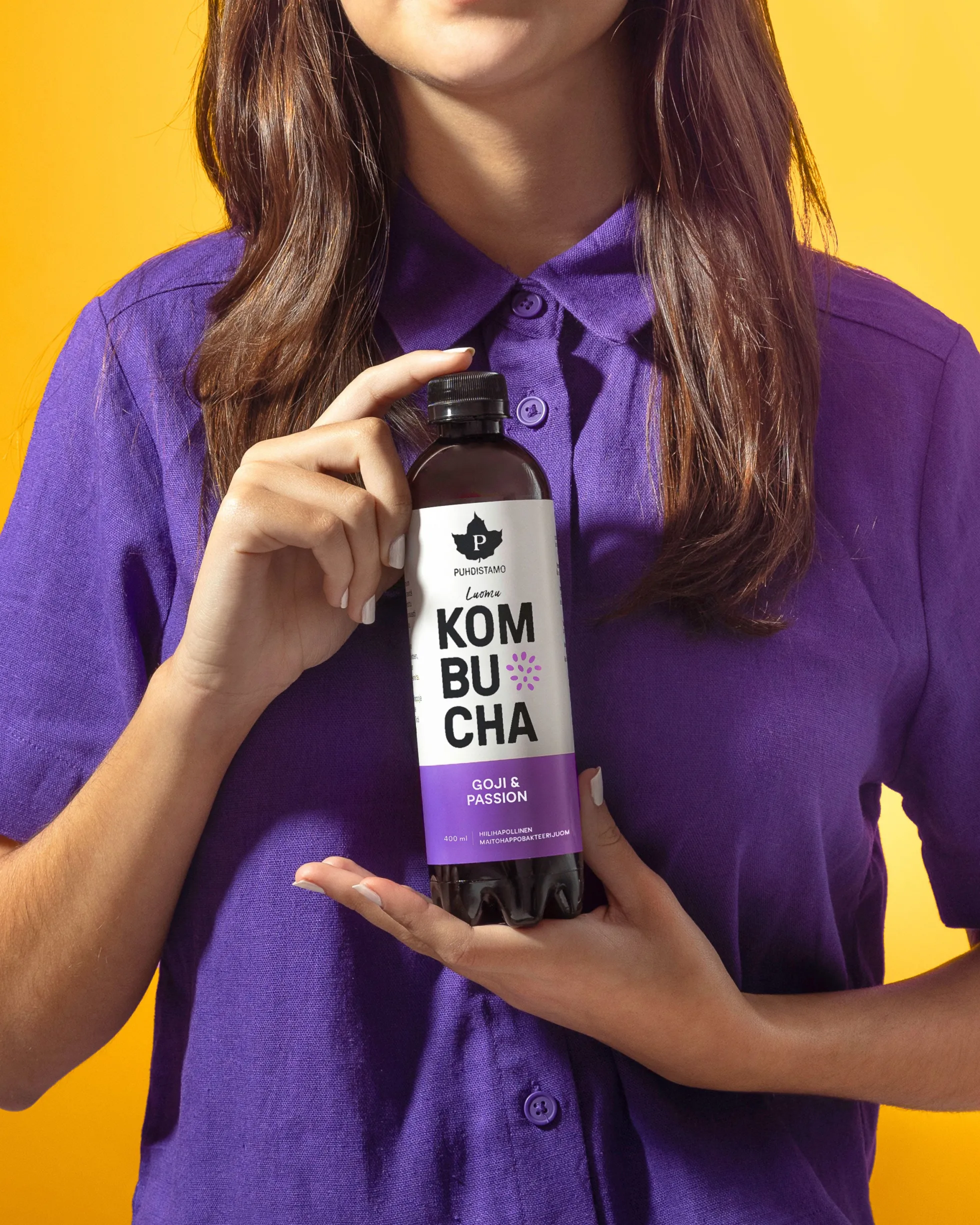 Kombucha goji+passion, 400 ml
