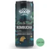 Kombucha Sokeriton Lime, 330 ml